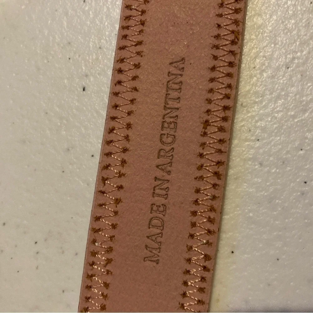 Ladies Vintage Pink 80’s Izod Belt